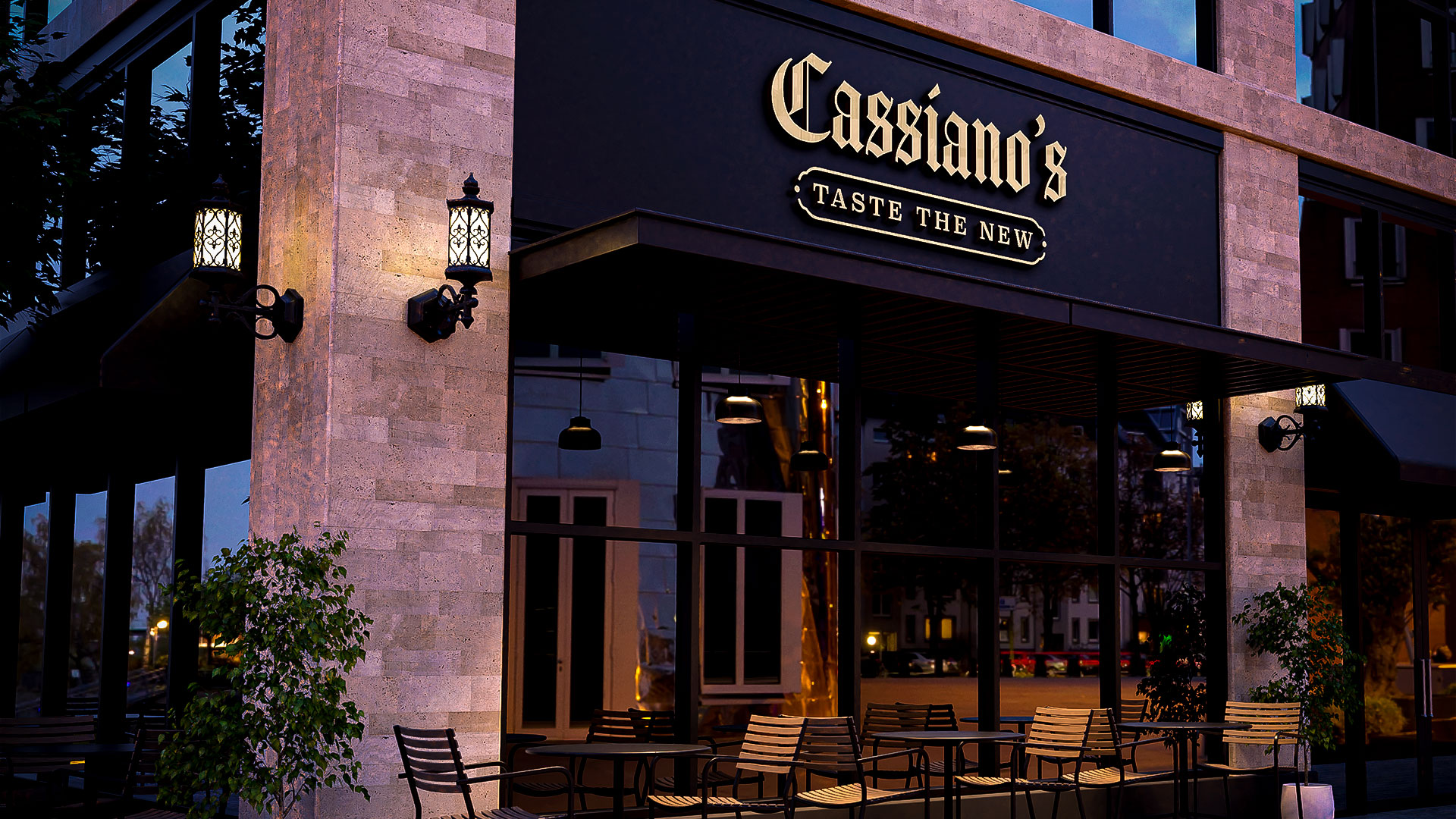 Cassiano's — aplicação da marca / 11